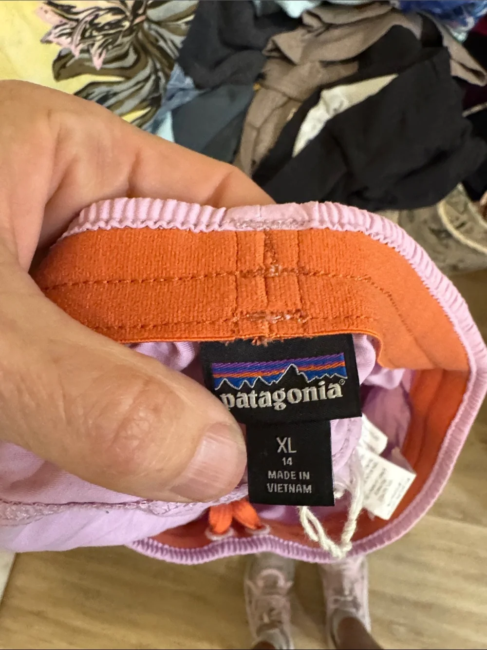 Pink girls Patagonia Casual Elastic-Waist Shorts